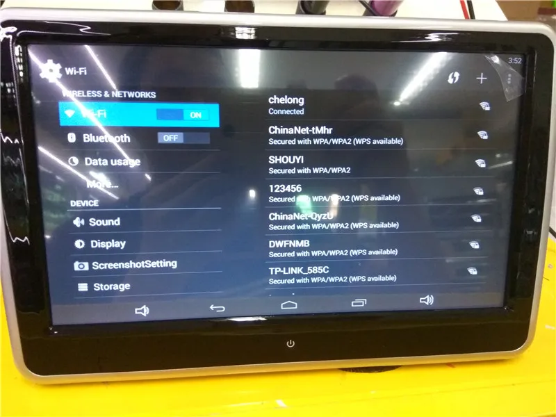 10,1 дюймов Автомобильный подголовник монитор Система Android 6.0.1 с wifi ips сенсорный экран MP5 плеер с USB/SD/Bluetooth/динамик