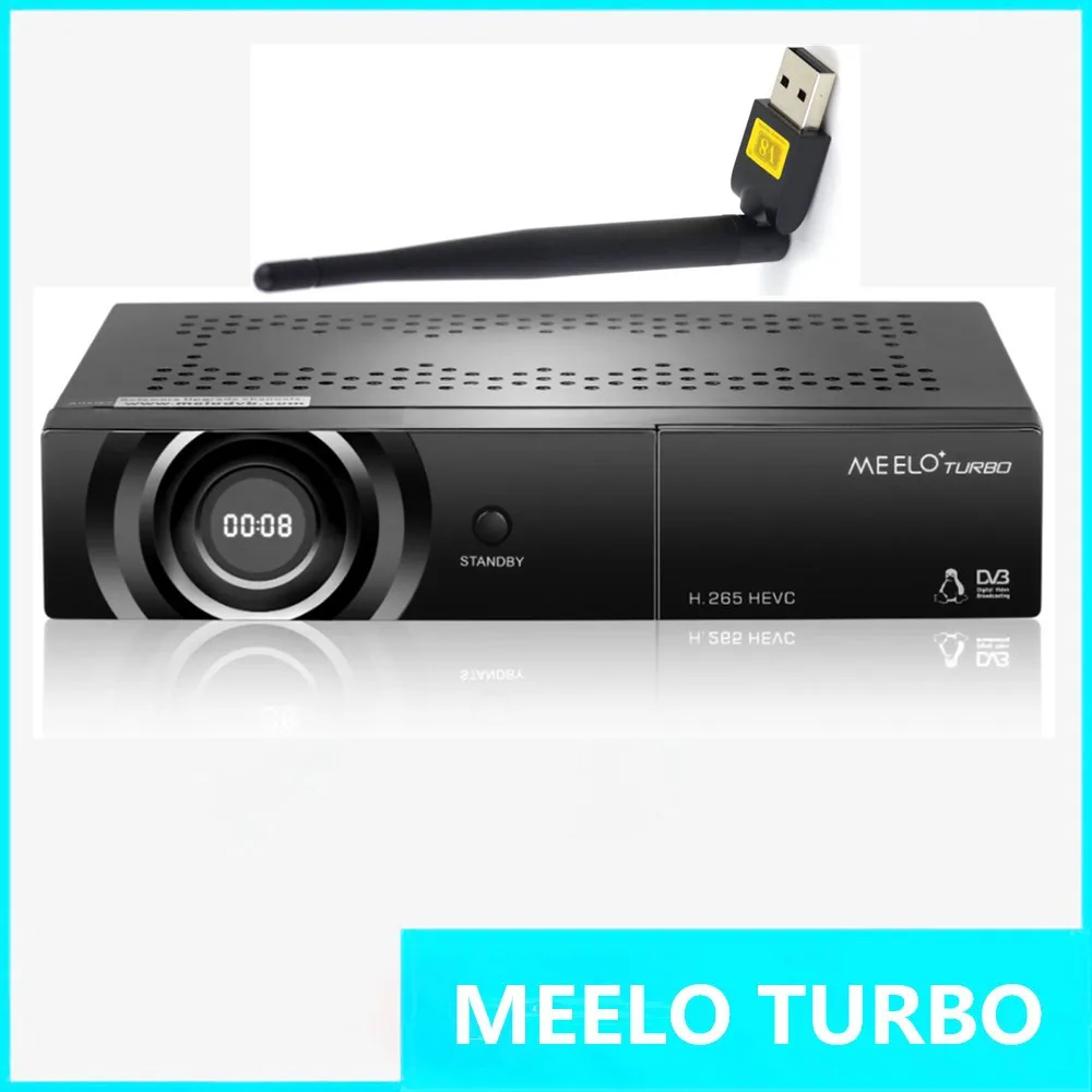Add USB WIFI MEELO TURBO DVB-S2/C/T2 linux enigma2 OS IPTV-цифра спутниковый телевизионный ресивер 7-сегментный-4 знака после запятой Дисплей процессор 256 Мб флэш-память 512 Мб DDR - Цвет: Add USB WIFI