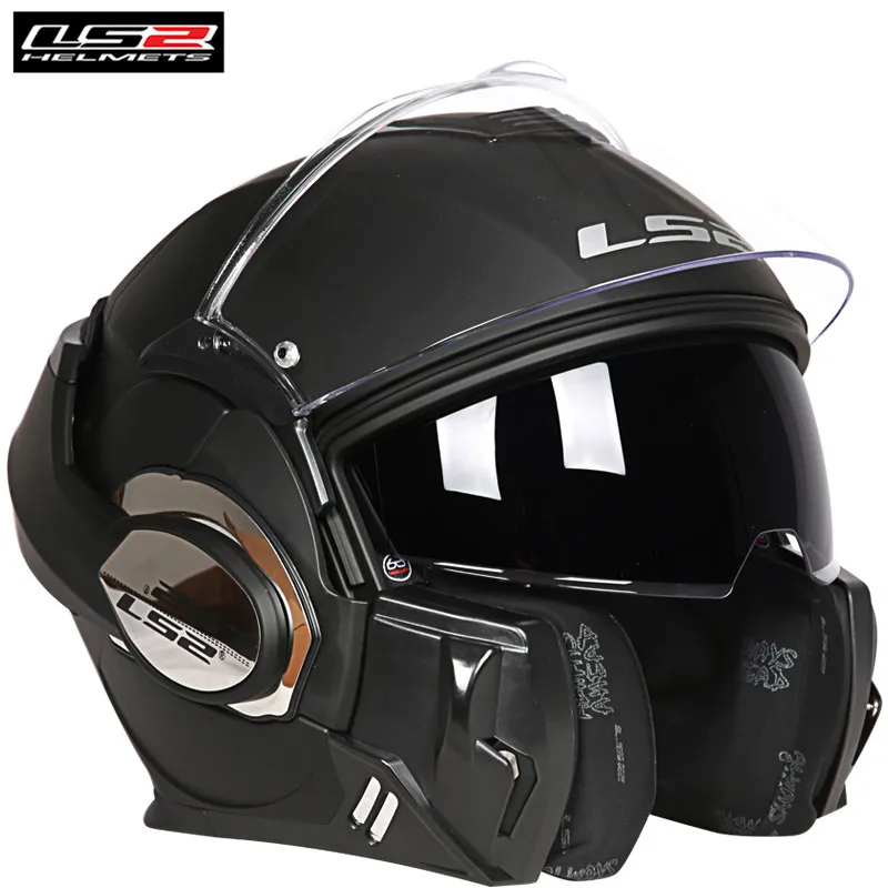 Solid Matt Black Ls2 180 градусов откидной передний модульный дизайн Valiant Ff399 мотоциклетный шлем-трансформер гоночный шлем Casco Moto Capacetes Cruiser - Цвет: Solid Matt Black