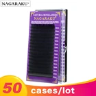 Ресницы для наращивания NAGARAKU, Длинные Накладные ресницы из Натурального Волоса, из Материал норка синтетического волокна, все размеры, 50 вариантов