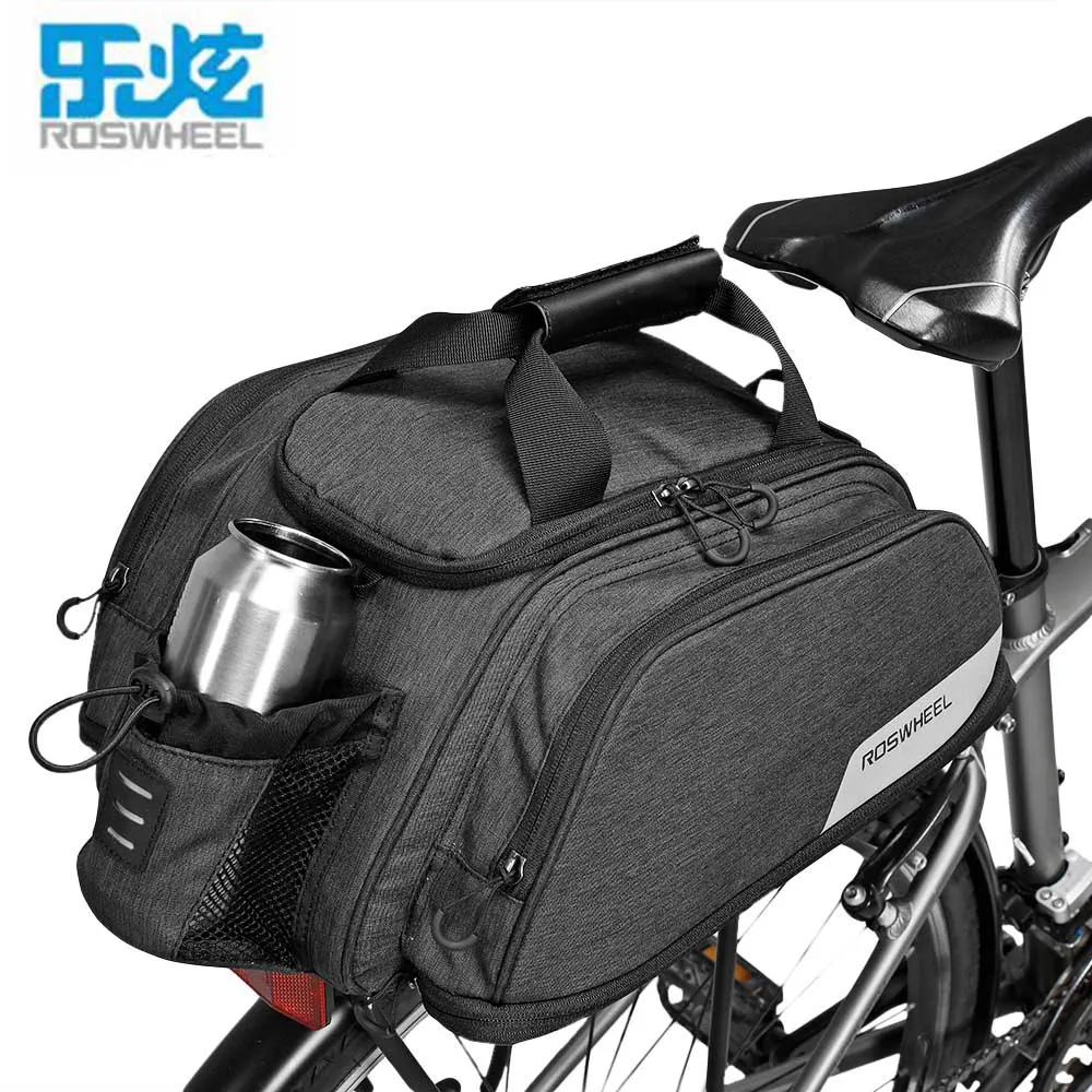 ROSWHEEL 11L многофункциональная сумка для велосипеда багажника 300D полиэфирная