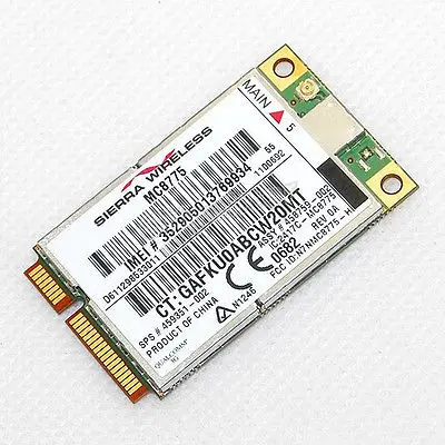 Беспроводная карта адаптер для разблокированной SIERRA MC8775 WWAN HSPA GSM GPRS EDGE