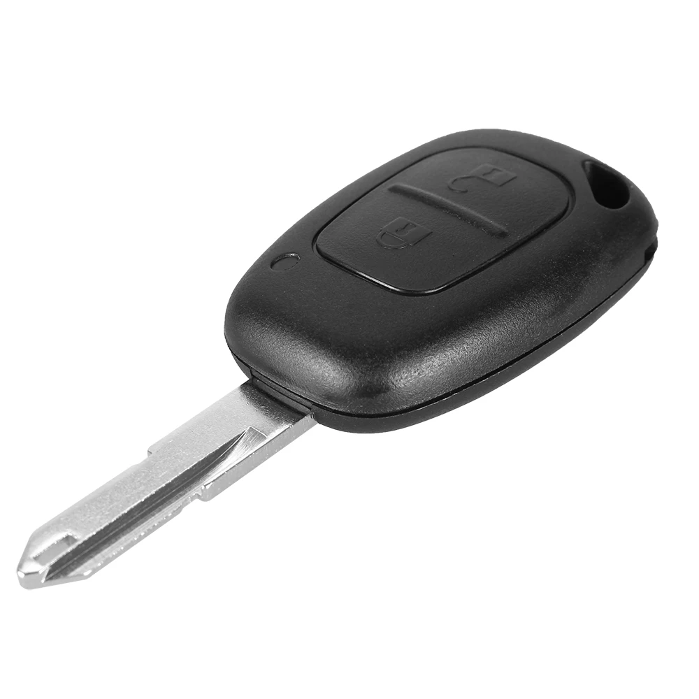 KEYYOU маленький дистанционный чехол для ключей Fob 433 МГц с чипом ID46/PCF7946 2 кнопки Renault