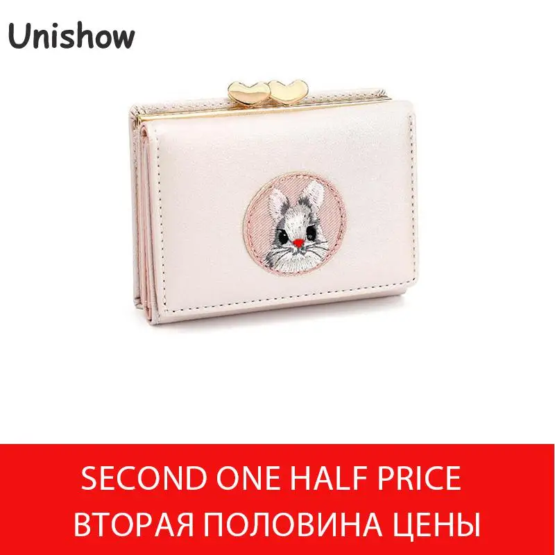 Женский кошелек Unishow с изображением кролика из мультфильма милыми животными для