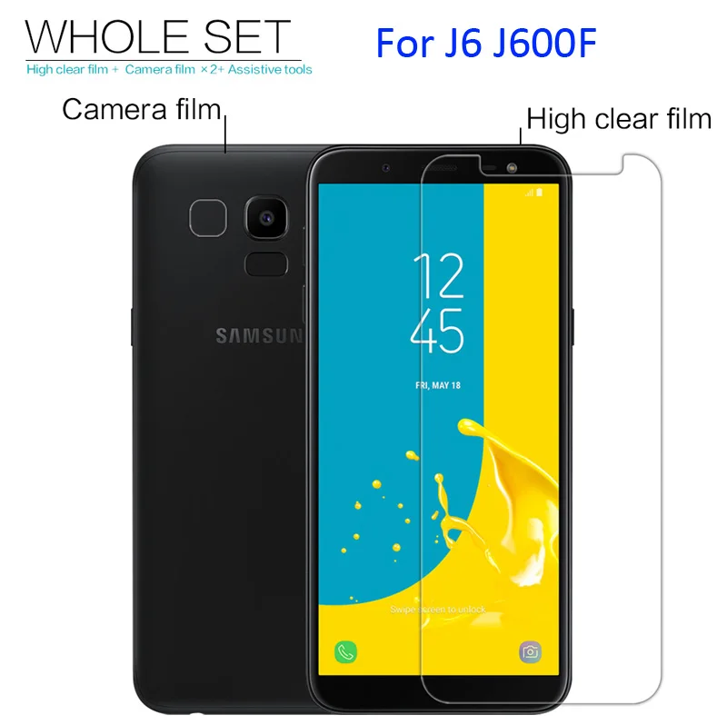 Nillkin Matte HD Ясно Экран Защитная пленка для samsung Galaxy J4 J6 плюс мягкий прозрачный кристалл