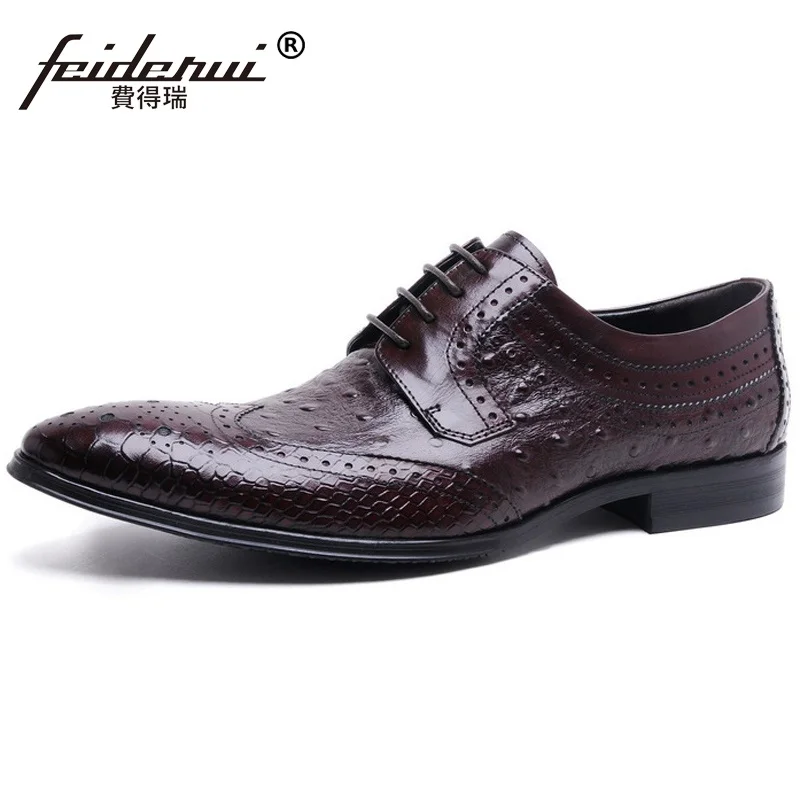 Модные дизайнерские роскошные фирменные Мужские модельные туфли с острым носком