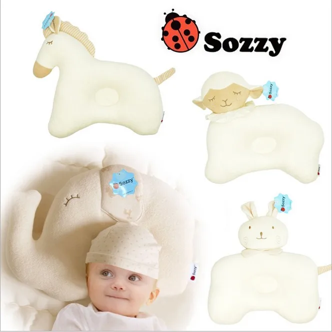 2016 Симпатичная хлопковая мультяшная детская подушка для шеи Sozzy постельное белье