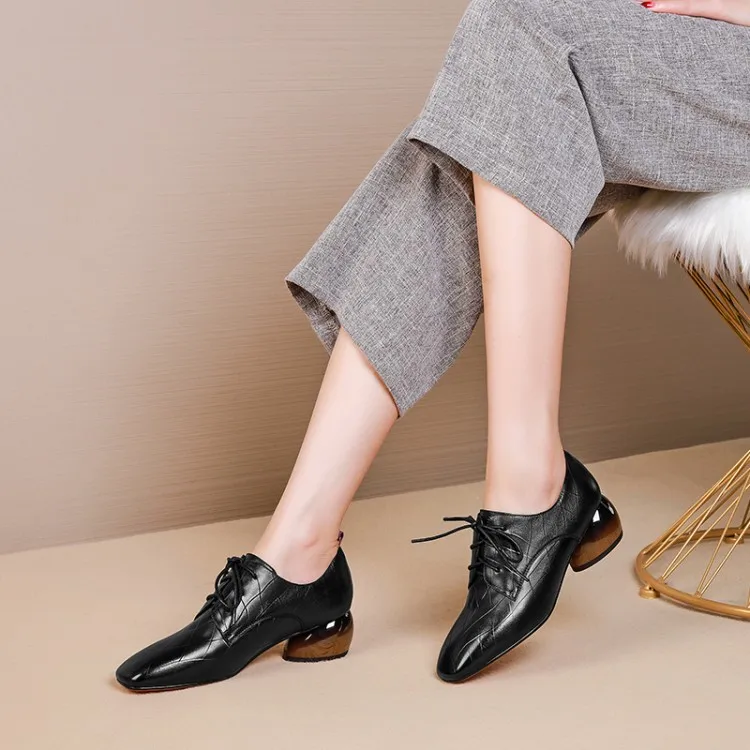 MLJUESE/женские туфли-лодочки из коровьей кожи Сезон осень-весна Женские туфли