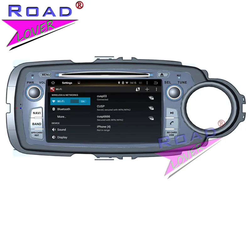 Roadlover Android 9 0 автомобильный DVD Автомобильный плеер аудио для Toyota Yaris 2011 RHD Стерео GPS