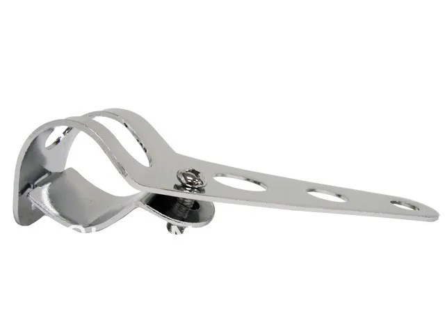 Пара хромированных креплений для фар вилка уши мотоциклетный поплавок Cafe Racer 28