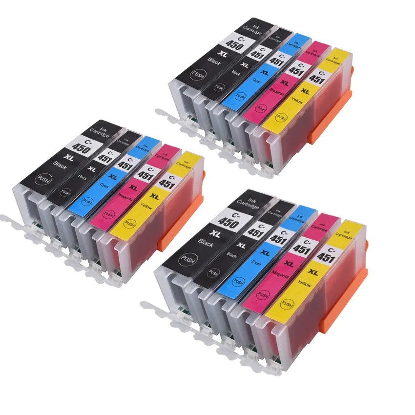 15 шт. картриджи для принтера canon PIXMA IP7240 MG5440 MG5540 MG6440 MG6640 MG5640 MX924 MX724 IX6840 | Компьютеры