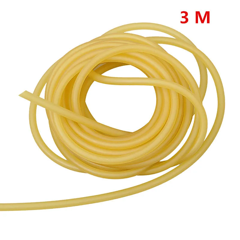 3M Elastic Natural Latex Tube Slingshot 3mm*6mm Replacement Rubber Band Outdoor Hunting Shooting Catapult Accessory Sling Part