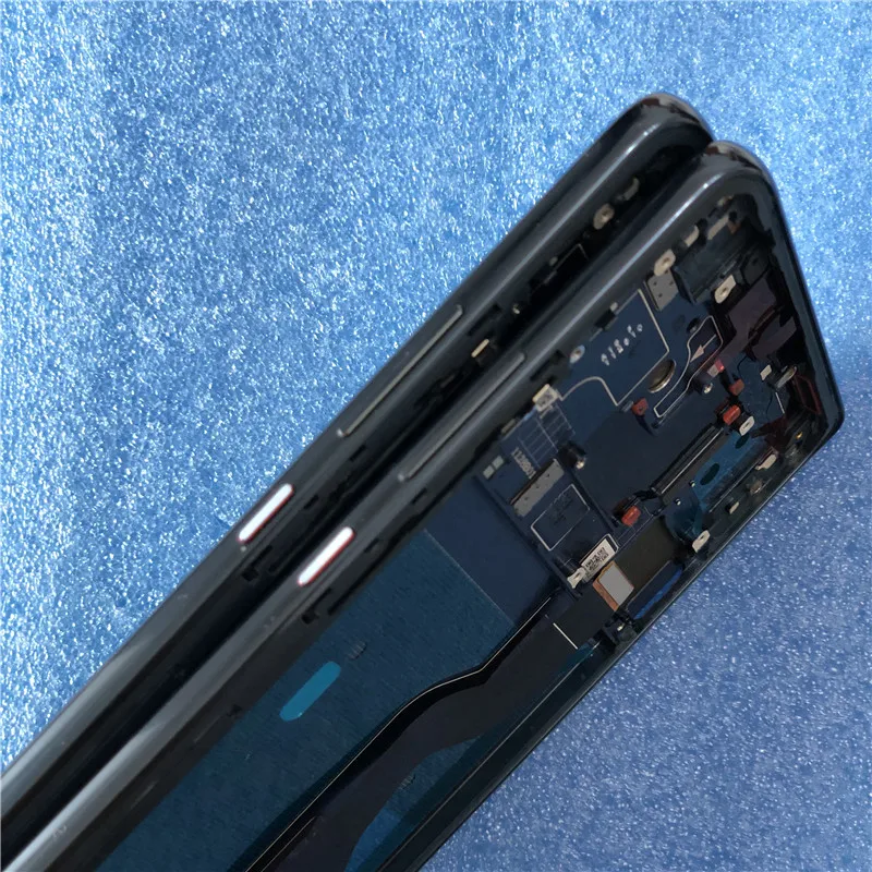 Для 7," huawei mate 20 X Axisinternational AMOLED ЖК-экран рамка+ сенсорная панель дигитайзер для mate 20X рамка