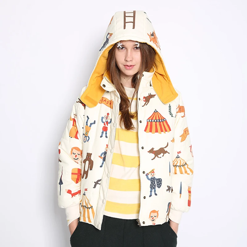 Женская зимняя куртка с капюшоном и хлопковой подкладкой женская модная теплая