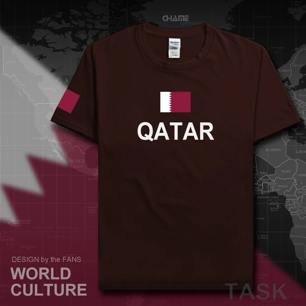 Мужские футболки State of Qatar модные трикотажные изделия сборной страны 2017 футболка