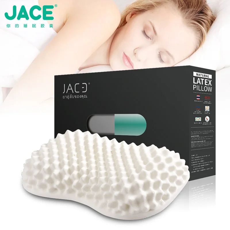 AOOKJACE Tmall Ali Royal Thai оригинальная Красивая латексная подушка для шейного отдела