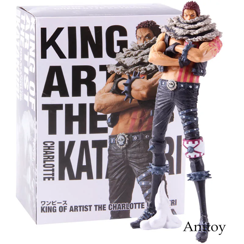 with retail box Аниме one piece KOA King Of Artist Charlotte Katakuri ПВХ фигурка Коллекционная модель игрушки в подарок - Цвет: with retail box