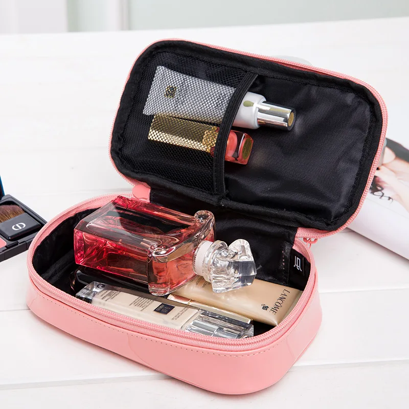 Брендовый двойной слой косметики HMUNII сумка для из искусственной кожи