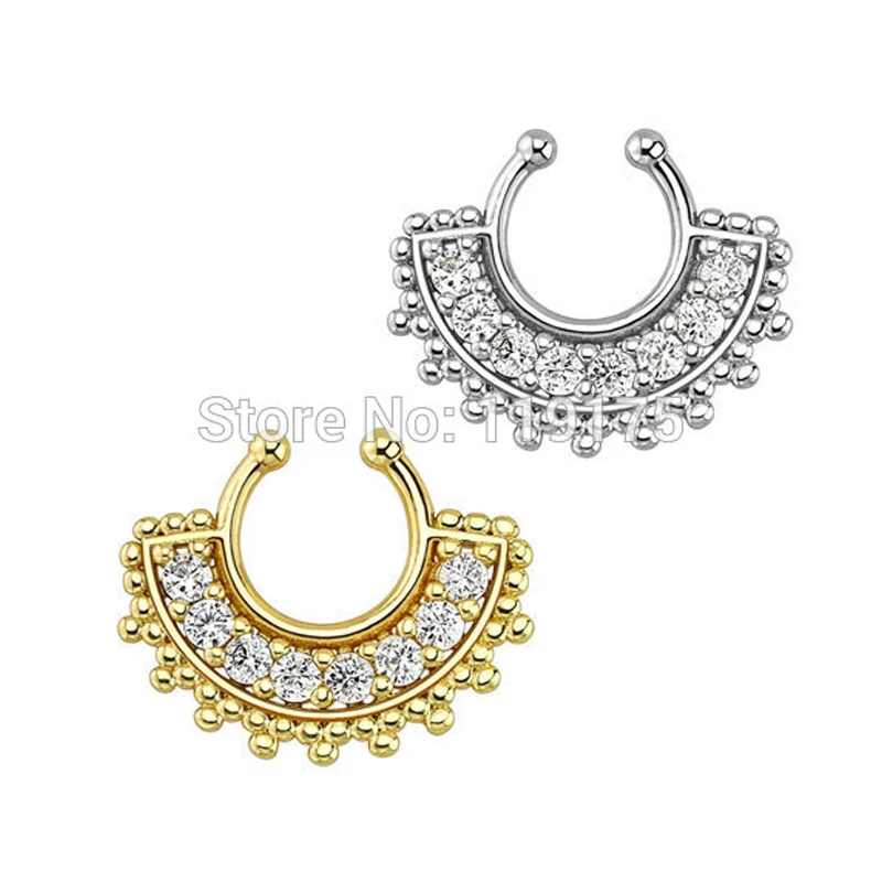 Антискользящий пирсинг спираль для носа клипс носа|fake nose piercing|fake nosenose piercing |