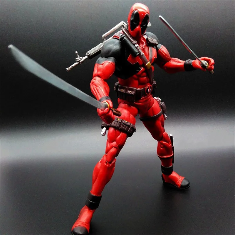 Марвел Мститель супер hero Revoltech deadpool серия No.001 гвень ПВХ экшн фигурка кукла модель