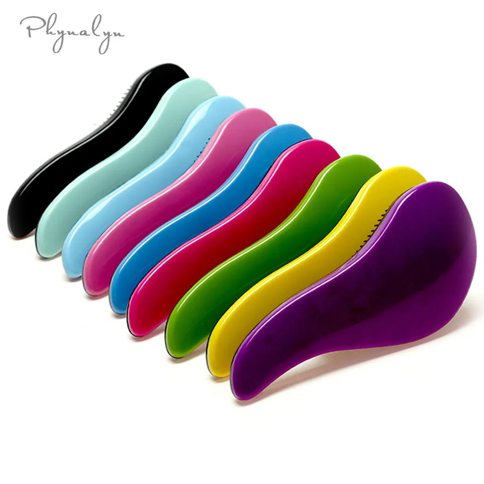 Практичная щетка для волос с блестками волшебная расческа пластиковые