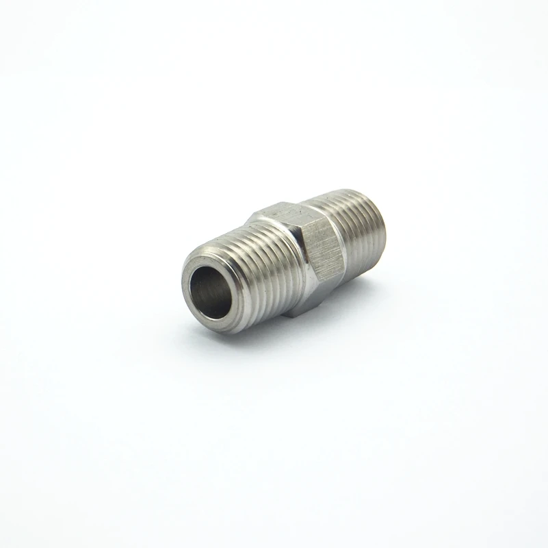 304 нержавеющая сталь 1/4 &quotBSP Мужская резьба равная Шестигранная ниппель