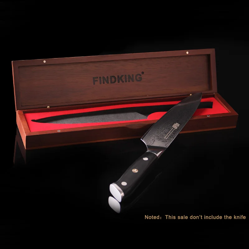 Новый элегантный ручной полированный деревянный ящик для ножей Findking Подарочный