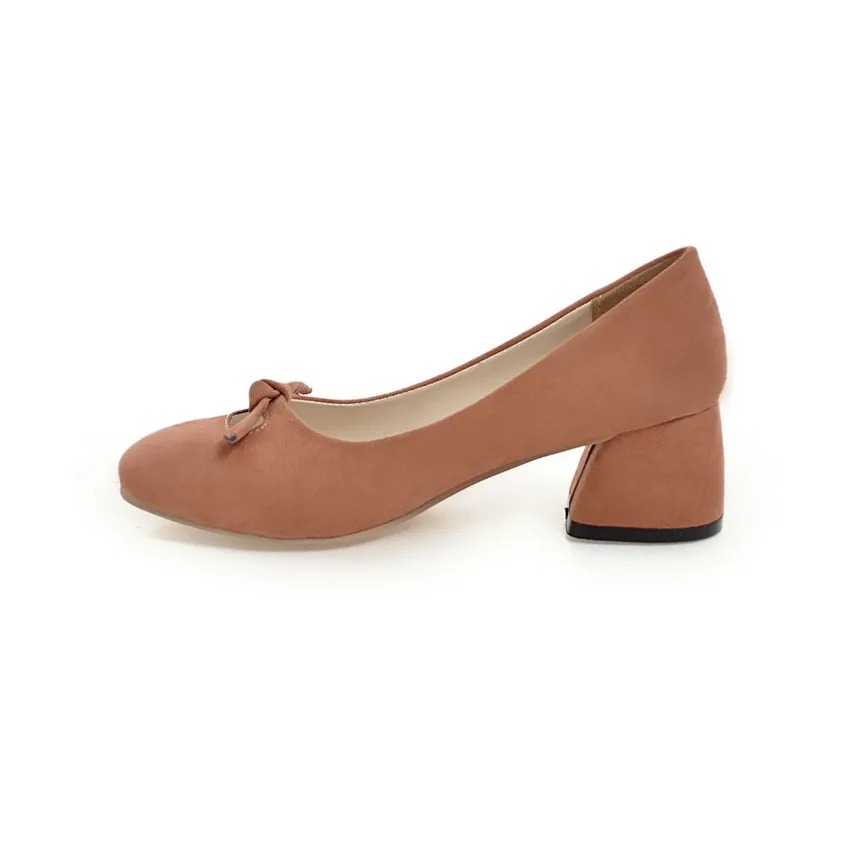 Женская обувь на высоких квадратных каблуках Для женщин Насосы низком каблуке