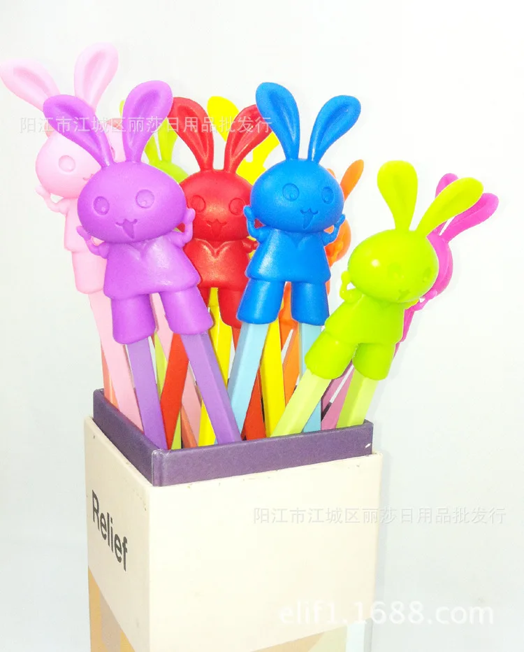 

200 Pair Children Kids Baby Beginner Cartoon Style Easy Fun Learning Training Helper Chopsticks Early Education Tableware