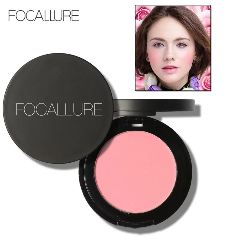 Косметика «focallure» пудра, румяна двойного назначения лица цветные румяна порошок цвет щеки Brozer Comestics Румяна бронзатор высокого качества