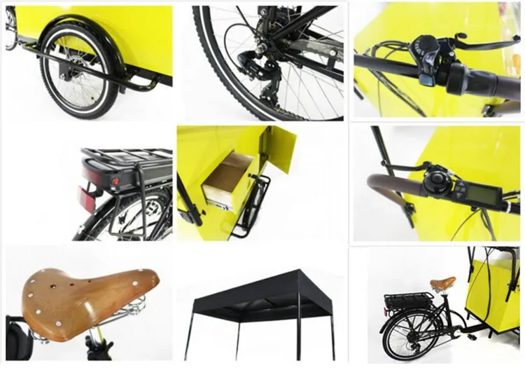 2021 Европейский трехколесный велосипед для взрослых Электрический грузовой всей