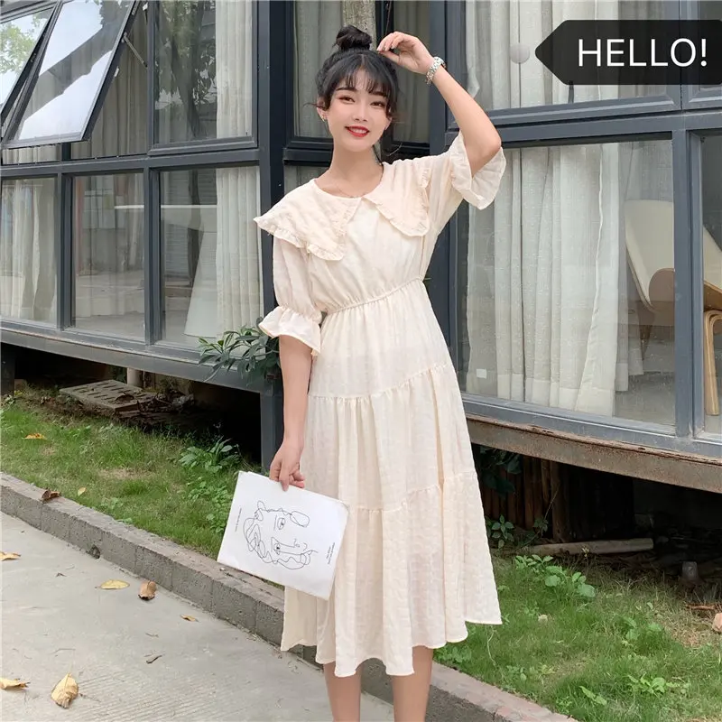 Платье с коротким рукавом Alien Kitty повседневное винтажное платье до середины икры