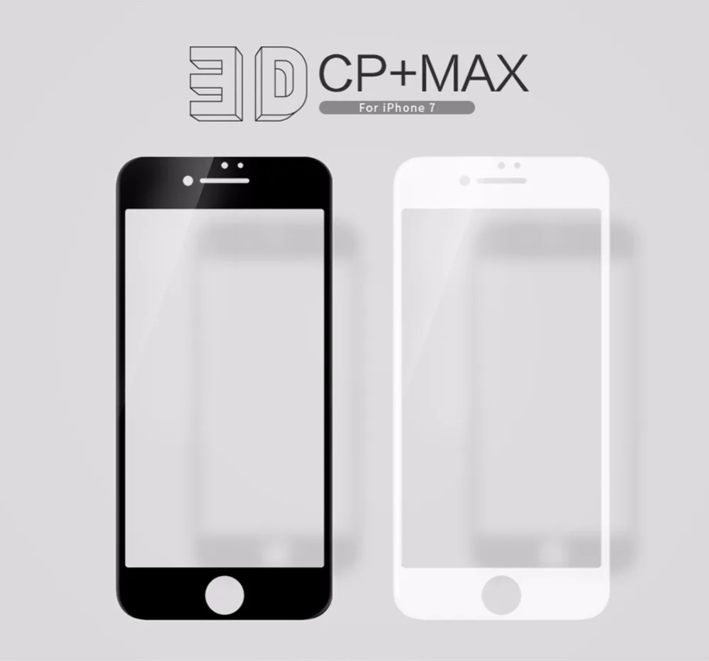 

NILLKIN Amazing 3D CP + MAX полное покрытие нанометр взрывозащищенный 9H закаленное стекло Защита экрана для Apple iphone 7 4,7 дюймов
