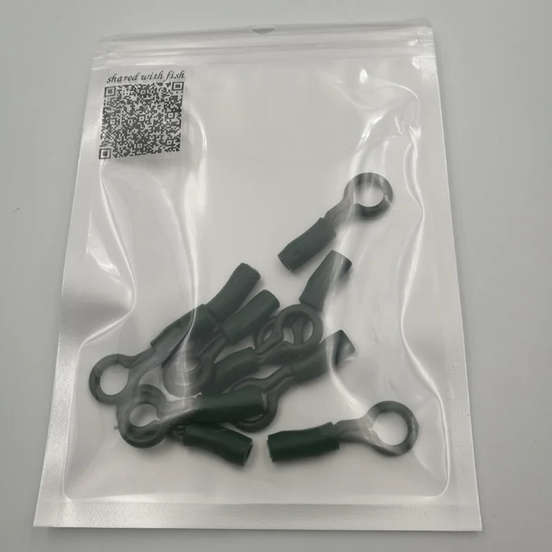 10 шт./лот рыболовная груша зеленого цвета зажим для ловли карпа установка волос