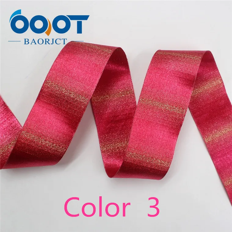 OOOT BAORJCT 1712282, 38 мм, 10 ярдов, Золотая проволока, двухсторонняя одноцветная лента, печатная лента, свадебные аксессуары, сделай сам материал