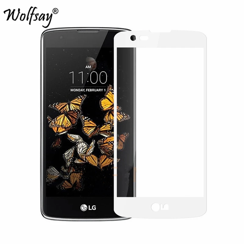 Стекло для LG K10 защита экрана закаленное стекло полное покрытие K 10 2016 M2 K420N K430ds