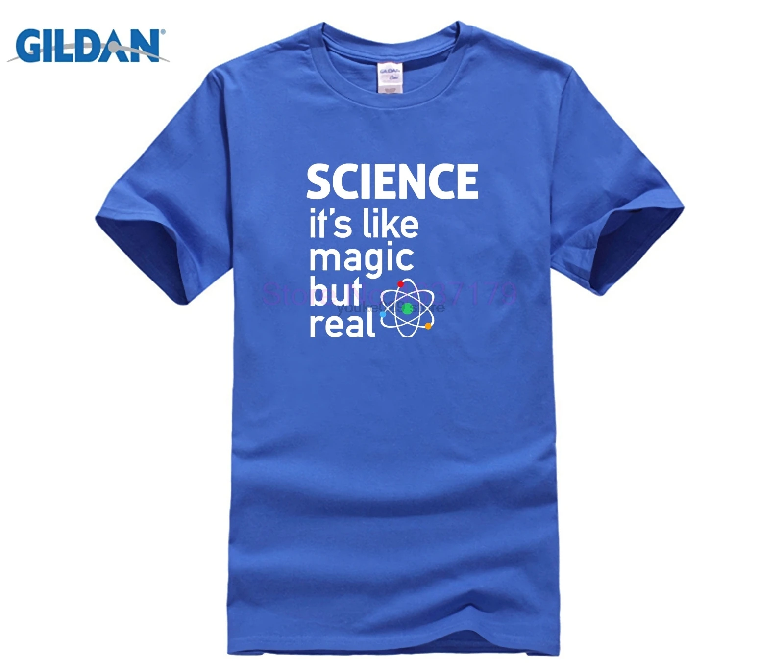Мужская футболка высокого качества для взрослых SCIENCE It's Like Magic But Real homme Big bang theory