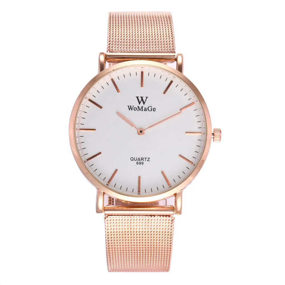 

Fashion Womage Brand Ultrathin Women Clocks Casual Rose Gold Quartz Ladies Wristwatches Relogio Feminino Montre Femme Relojes