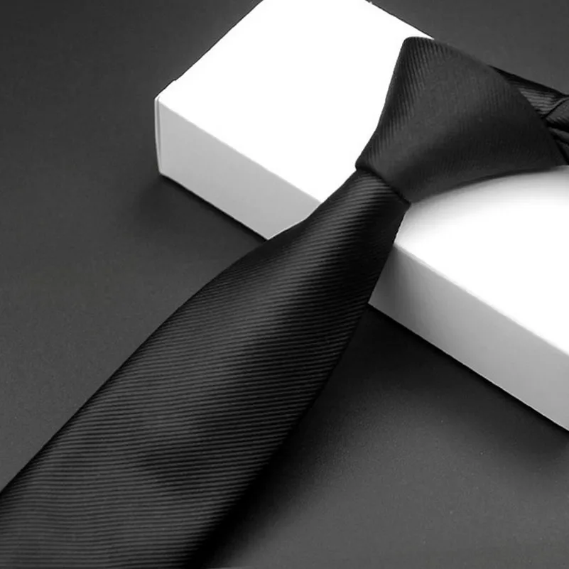 Однотонные деловые Элегантные галстуки для мужчин жаккардовые модные дешевый