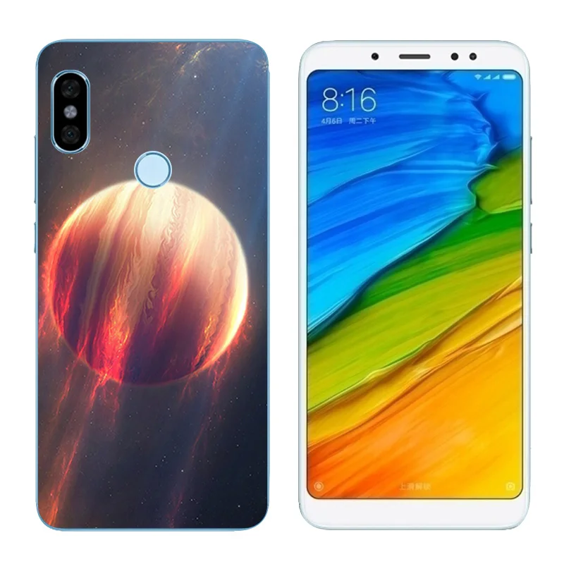 5 99 дюйма для Redmi Note Pro Prime Girl Cat черный матовый чехол с принтом Xiaomi Mi 6X мягкий