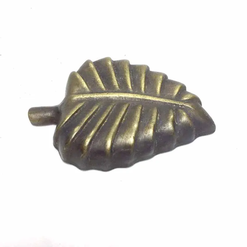 2 цвета Античная простая латунная форма листа пепельница сигарета поднос