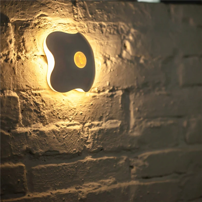 Rechargeable LED Night Light PIR Auto Motion Sensor Novelty Atmosphere Emergency Table Lamp for Kids Children White/Yellow | Лампы и