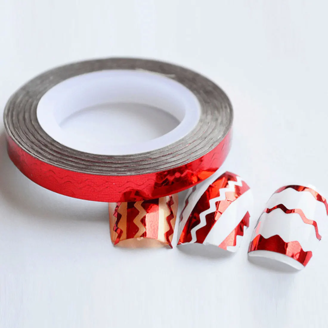 Расширяющаяся линия для маникюра с клейкой полосой лента дизайна ногтей