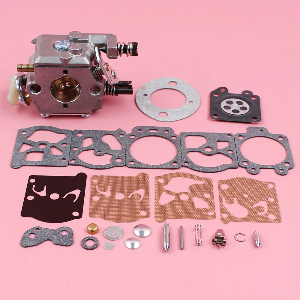 Carburetor Carb For Husqvarna 51 55 Walbro WT 170 1 with Carby Repair Rebuild Gasket Kit Chainsaw Replacement Spare Tool Part