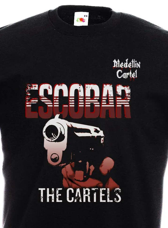 

Escobar The Cartels Colombia Medellin Cartel Running T Shirt Homme 2019 New Short Sleeve Harajuku Tops Band T Shirts