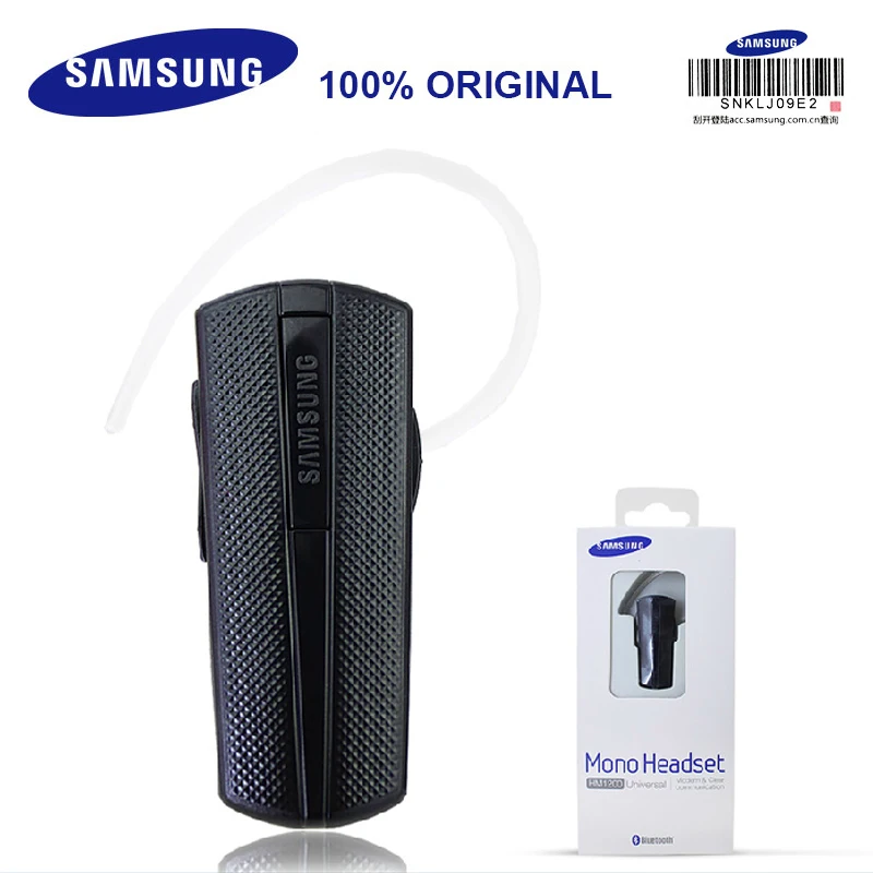 SAMSUNG Оригинал HM1200 Беспроводные наушники с микрофоном в ухо бизнес Bluetooth 3 0