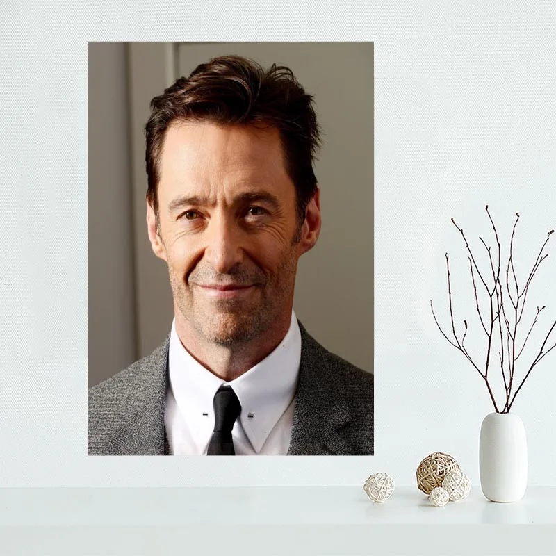 Картина на холсте Hugh Jackman заказ художественный принт плакат настенная