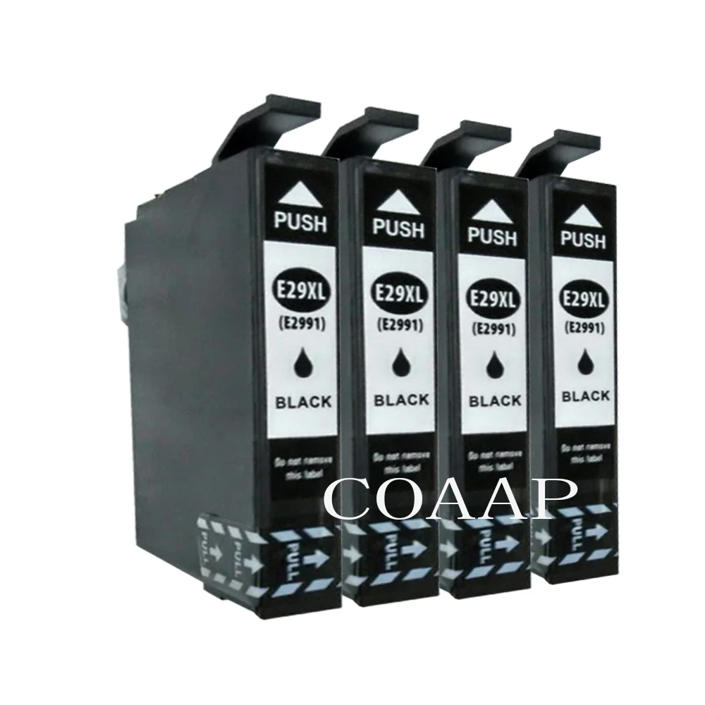 4pk совместимый T2991 черные Картриджи для принтера EPSON XP335 XP235 XP435 XP432 XP332 XP245 XP247 XP342 XP345