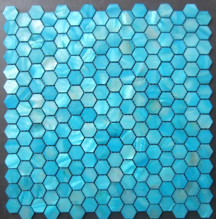 Hexagon Geometric Mother of Pearl Shell Tile for Wall Tiles Furniture Mosaic Backsplash | Обустройство дома