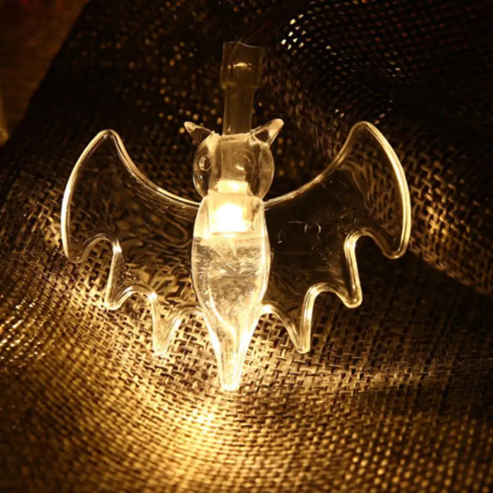 Hobbylan 2 м 20LED Хэллоуин летучая мышь гирлянда свет Рождество карнавал Вечеринка сад